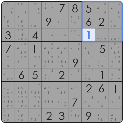 swordfish pattern sudoku